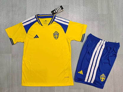SWEDEN WORLD CUP HOME KIT KIDS